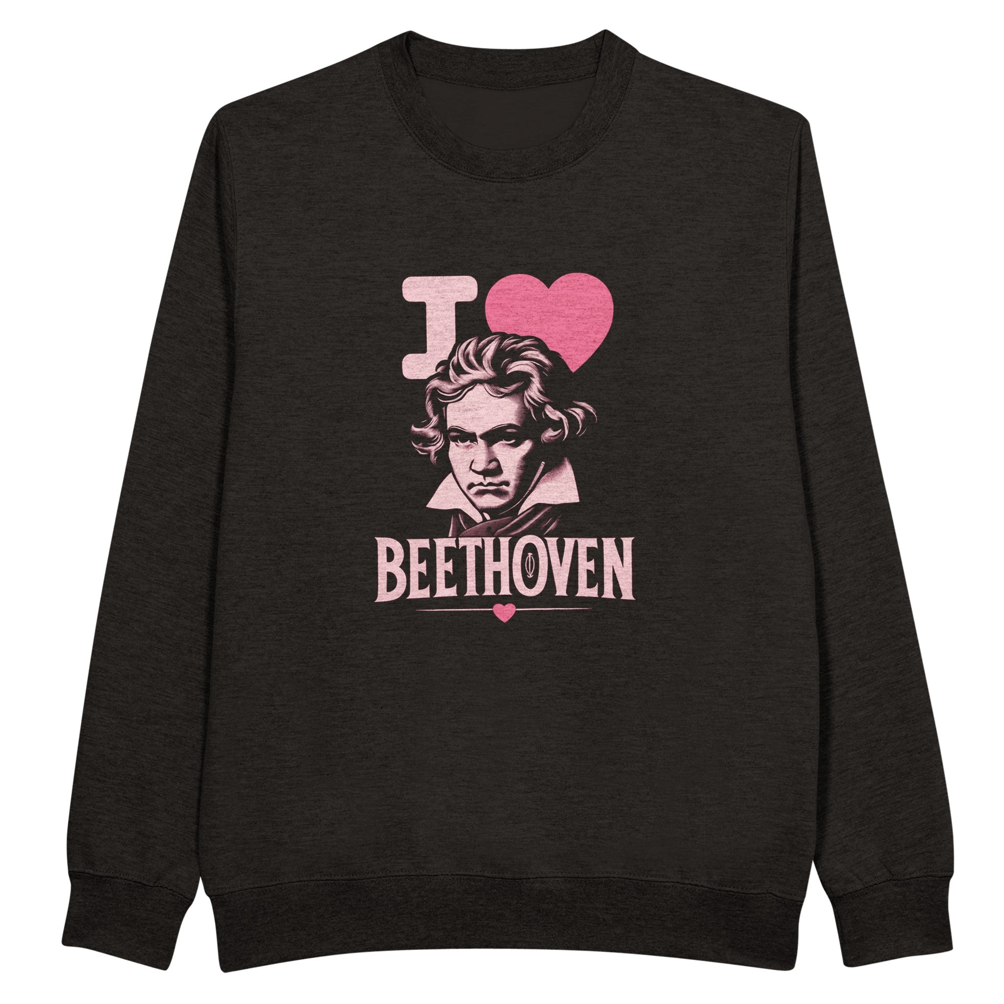 I Love Beethoven Premium Unisex Crewneck Sweatshirt